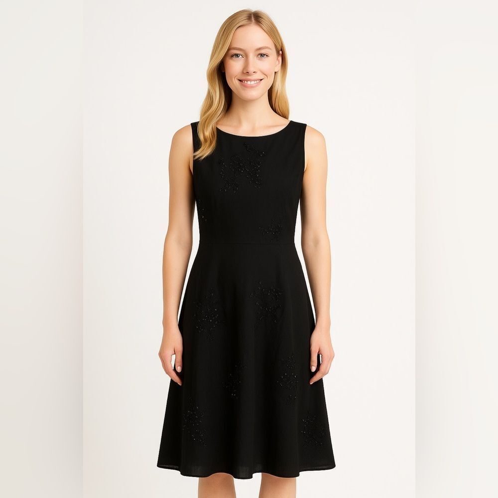 Adrianna Papell Embellished Midi Dress